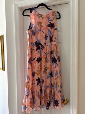 J. Crew Pink Floral Print Dress